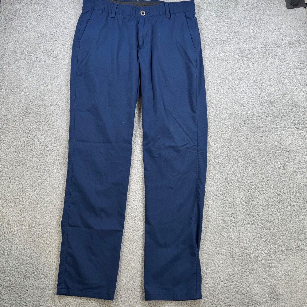 Under Armour‎ Men's The Showdown Pant Golf Chino Blue Size 34x31